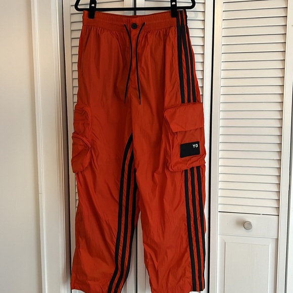 Y-3 Yohji Yamamoto x Adidas collab orange shell track pants size M - Picture 8 of 15